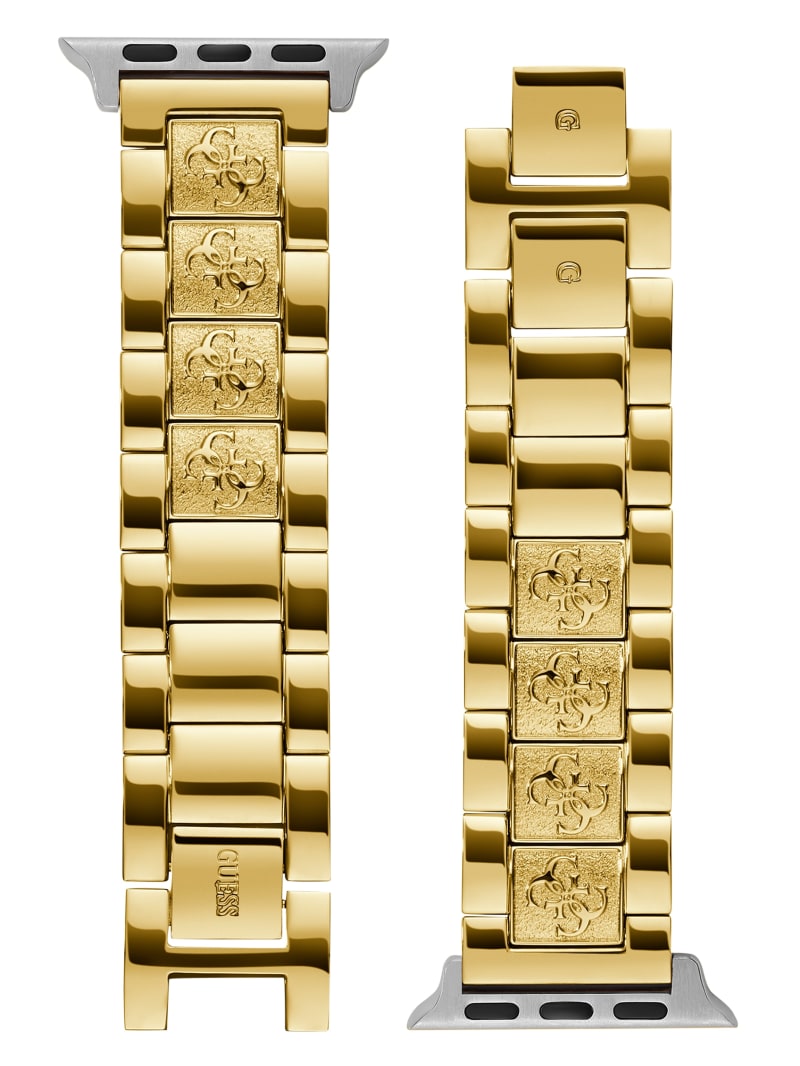 GUESS Gold Tone Quattro G 38 40 mm Band For Apple Watch Gold