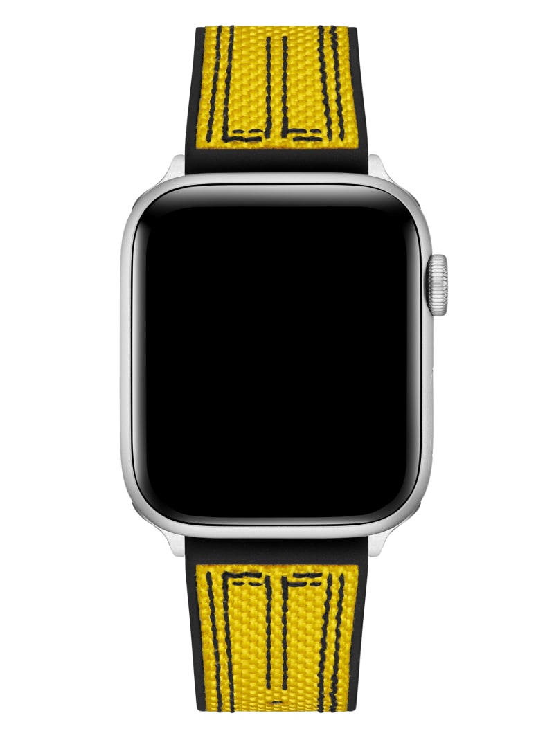 Yellow and Black Woven 42 45 mm Band for Apple Watch