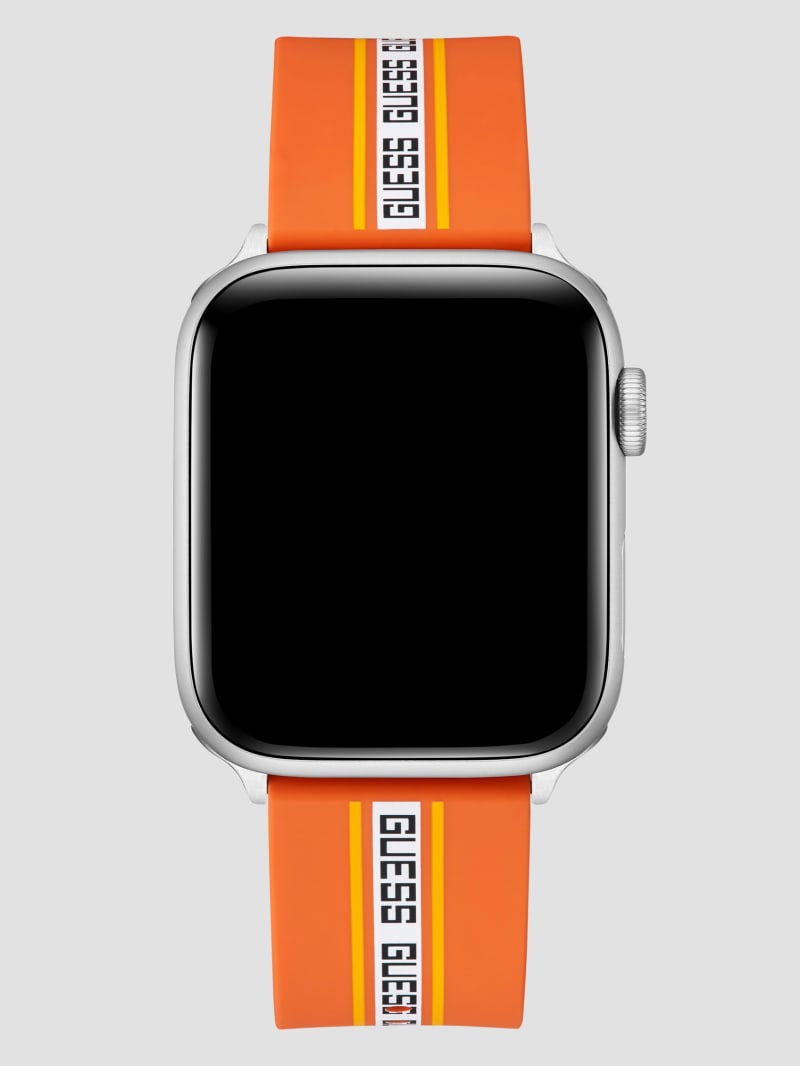 Monogram Tape Orange Silicone 42-44 mm Band for Apple Watch®