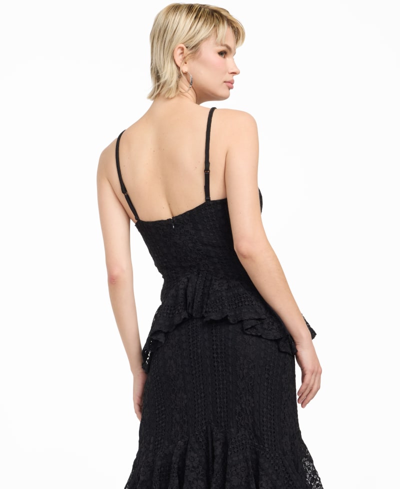 guess black lace dress Sonata Sequin Lace Dress