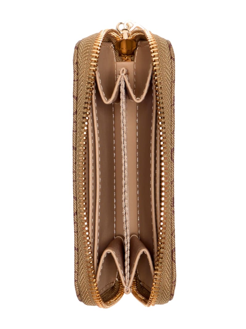 Saffron Small Logo Zip Wallet