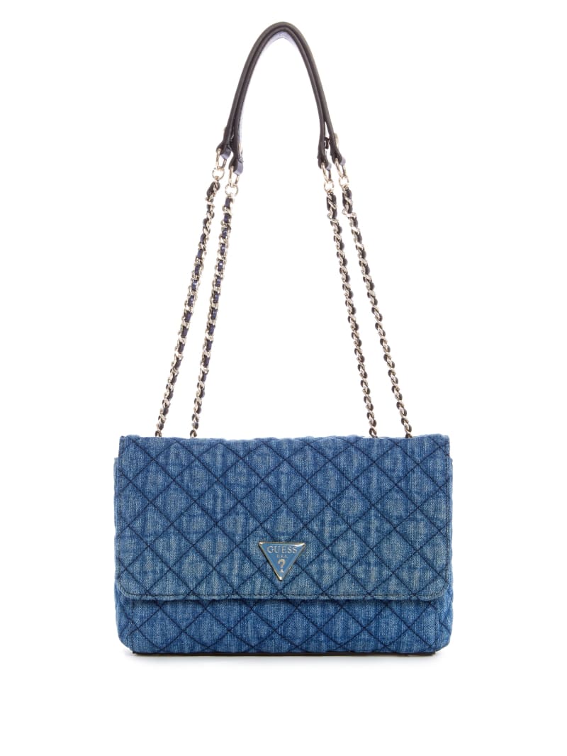 Sac A Bandouliere Convertible En Denim Cessily Guess Canada