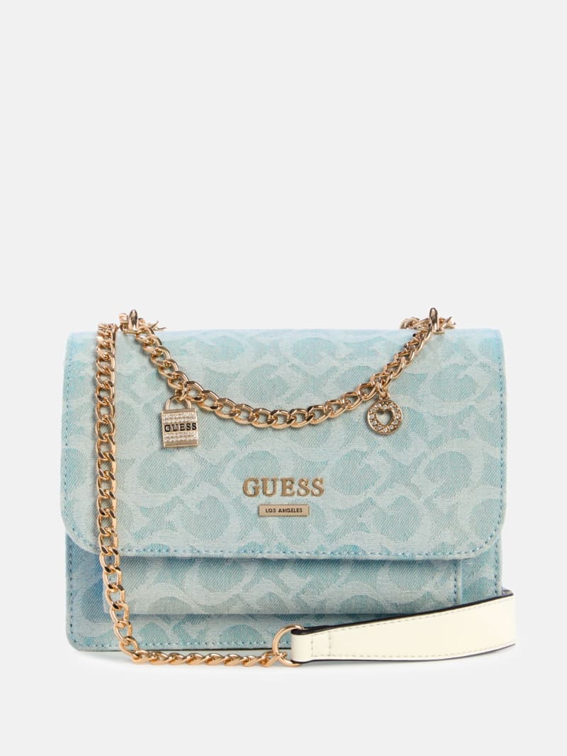 Sac à bandoulière en denim convertible Beryln