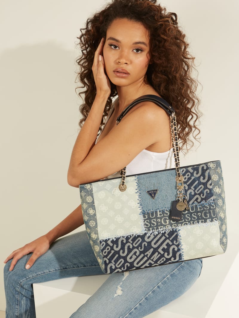 Guess Cessily Denim Tote DM767923 DMU