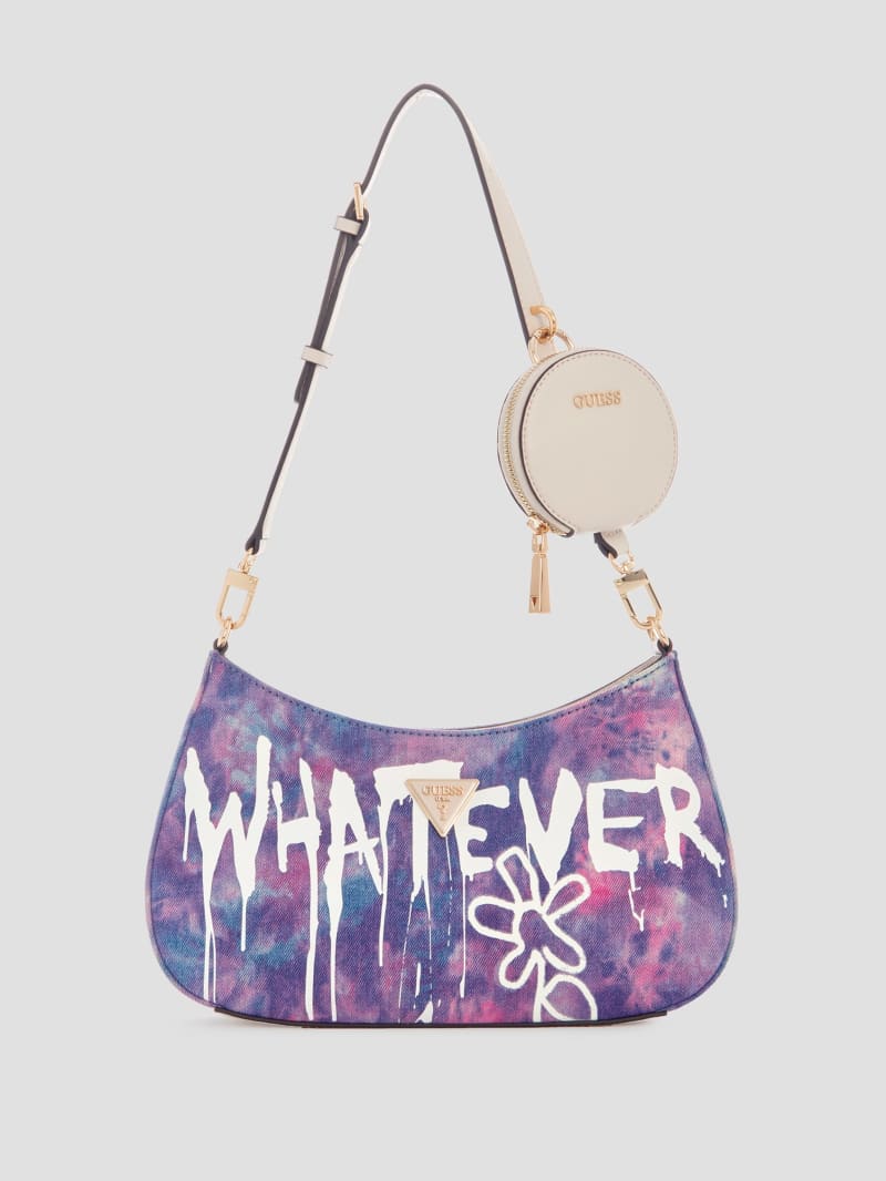 Whatever Graffiti Art Shoulder Bag GUESS