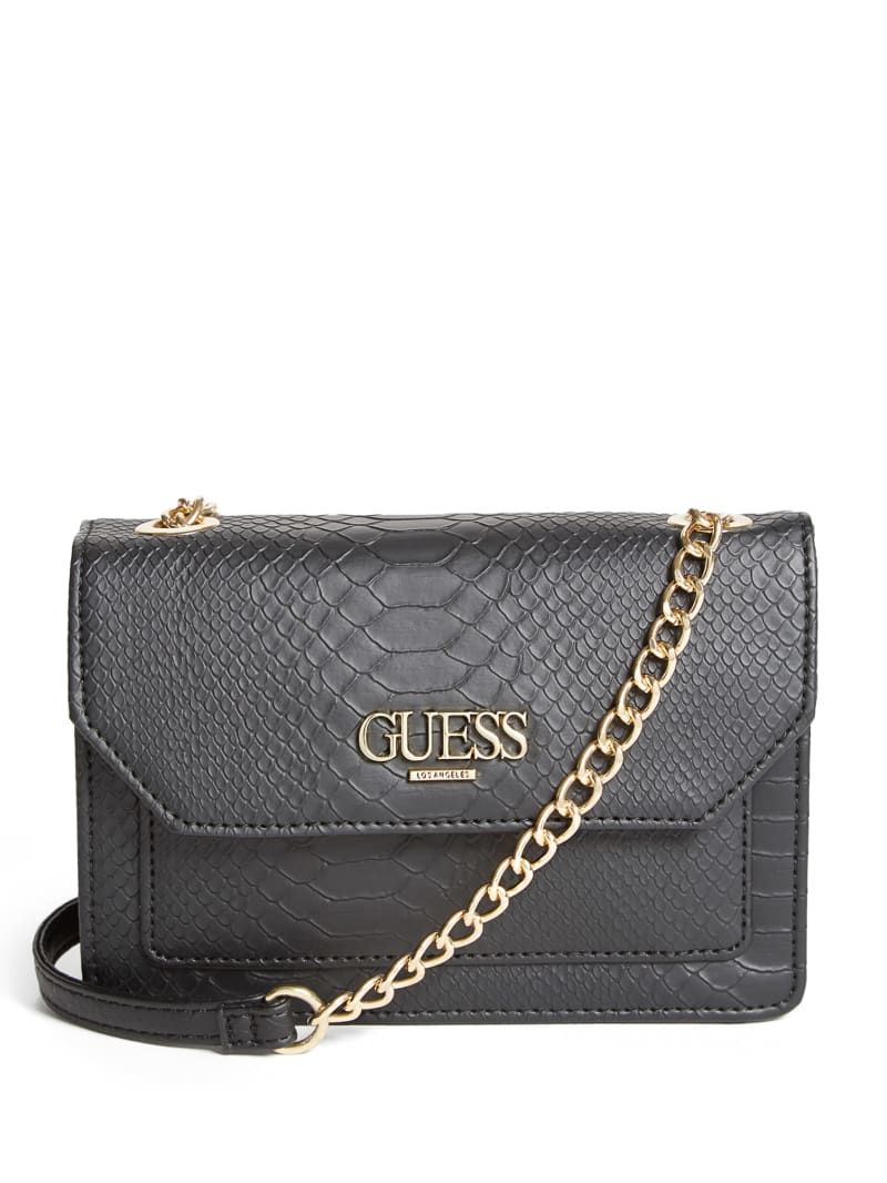 black crossbody bag guess