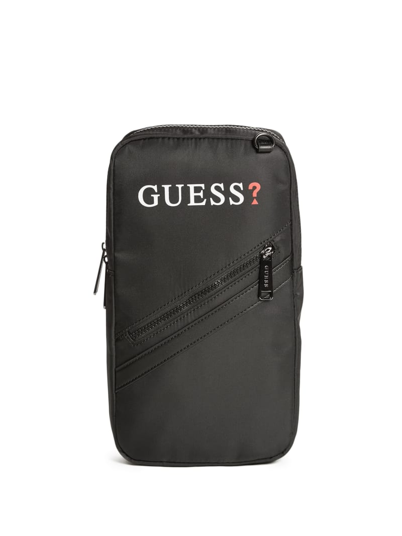 Guess black sling bag clearance