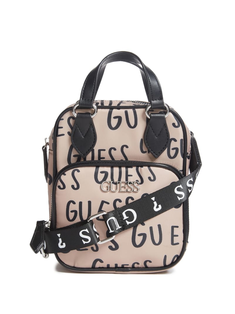 Logo Print Nylon Crossbody