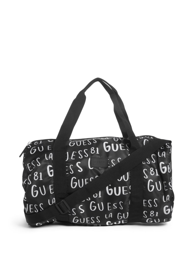 Logo Print Duffle Bag