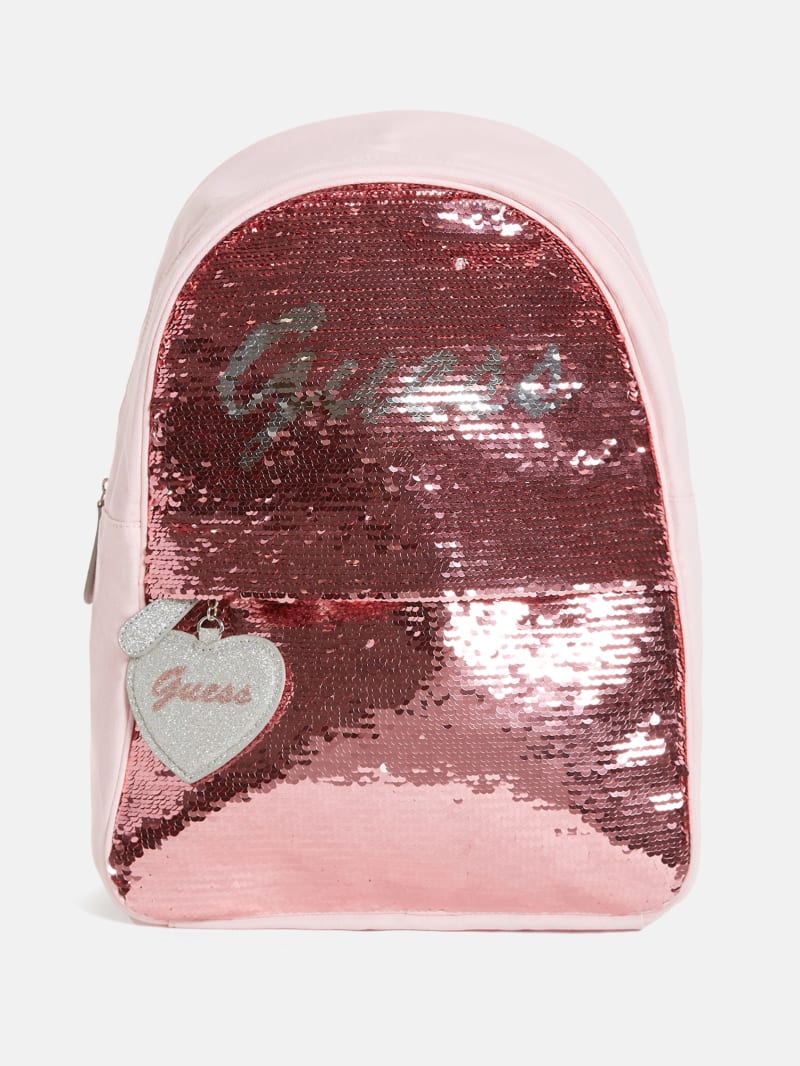 Flip Sequins Heart Backpack