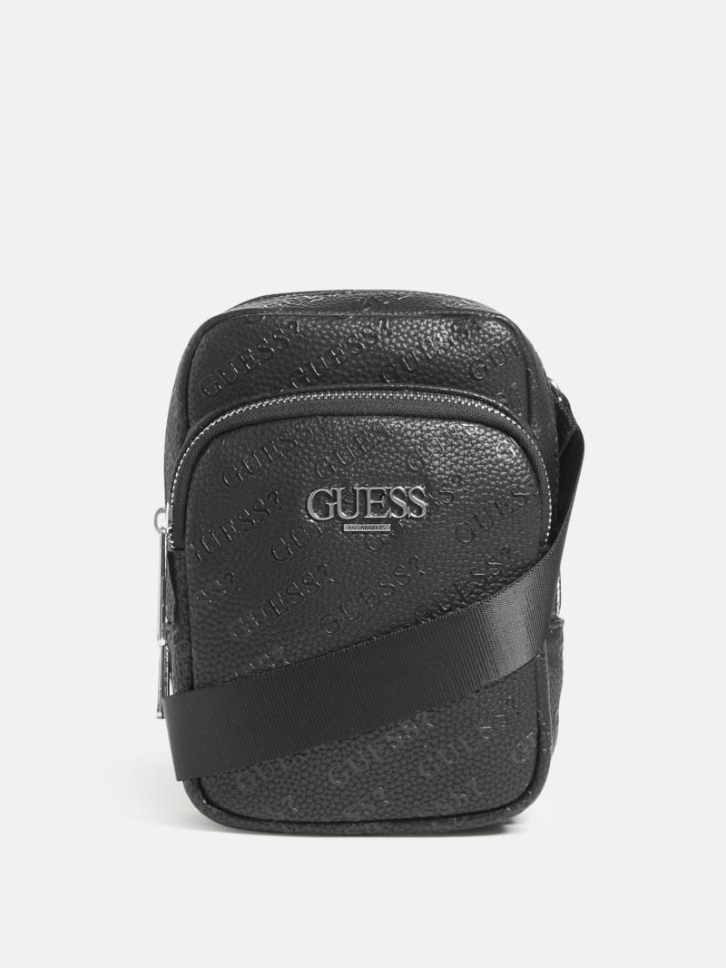 Ezra Logo Crossbody | GUESS Factory