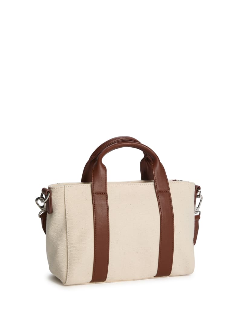 Canvas Logo Mini Tote | GUESS Factory