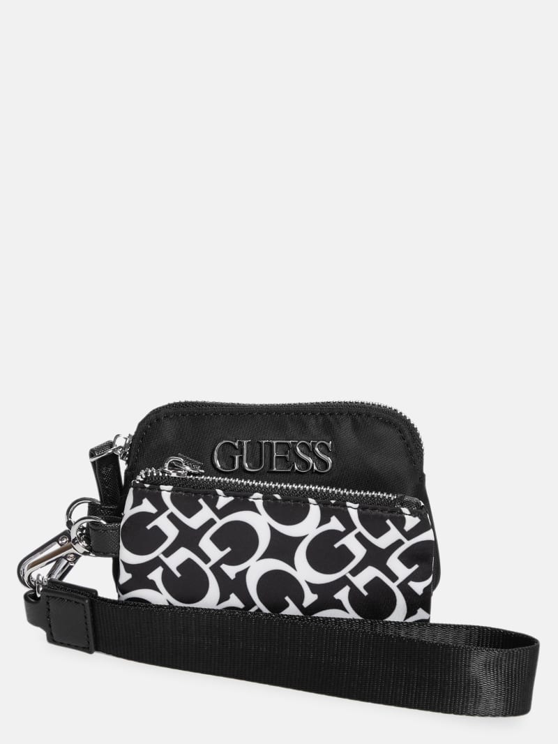 Logo Wristlet Pouch Set GUESS Factory Ca