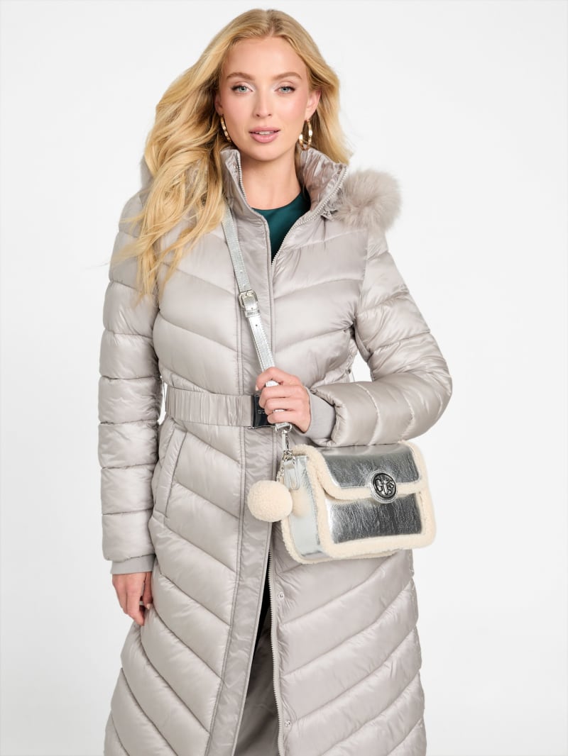 Gina Sherpa Crossbody | GUESS Factory Gina Sherpa Crossbody | GUESS Factory