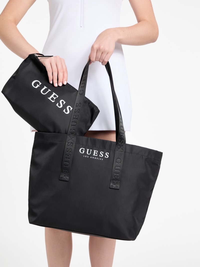 バッグ everyone nylon logo tote bag BLACK 3b6eb90a092e4a290a684c520c8412