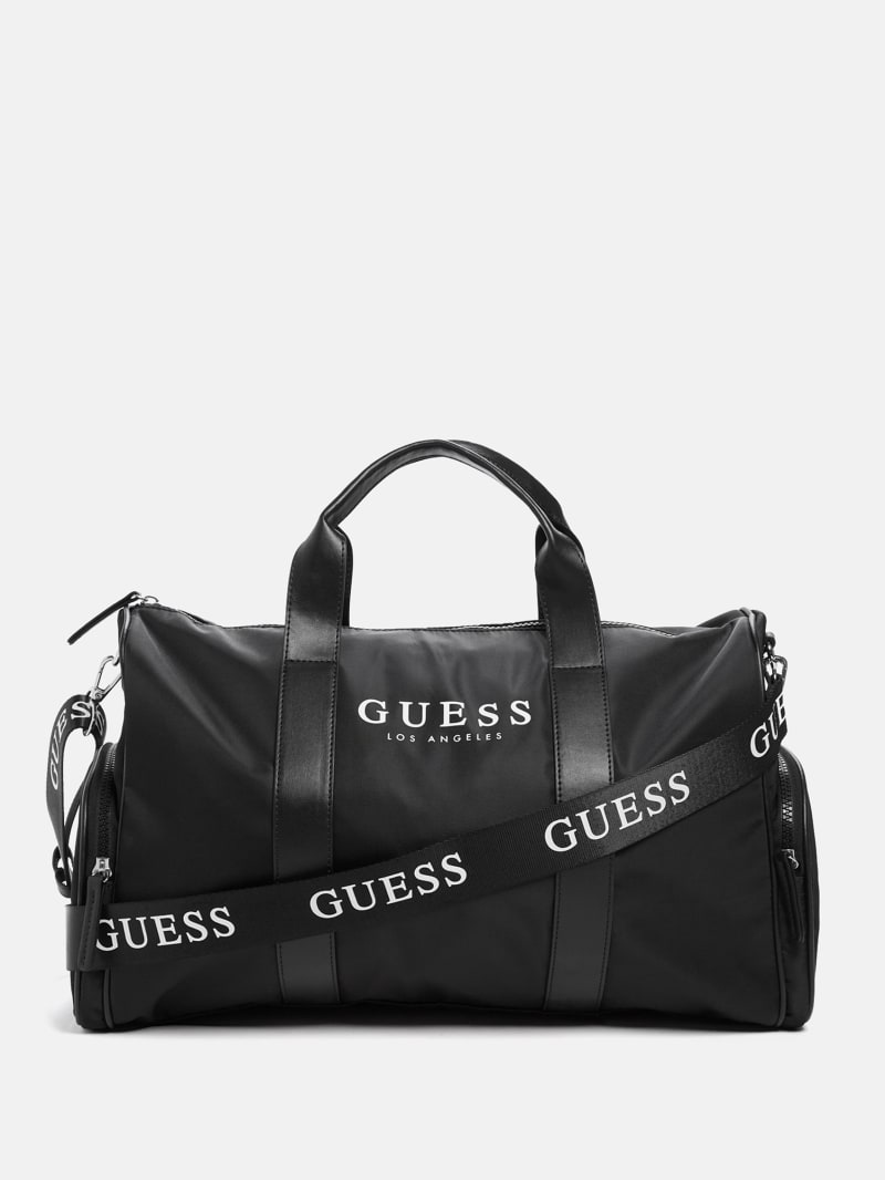 【GRAVER】23SS★ Base Ball Black Logo Embroidery Duffle Bag Nike® On-The-Go Large Duffel Bag - Embroidered