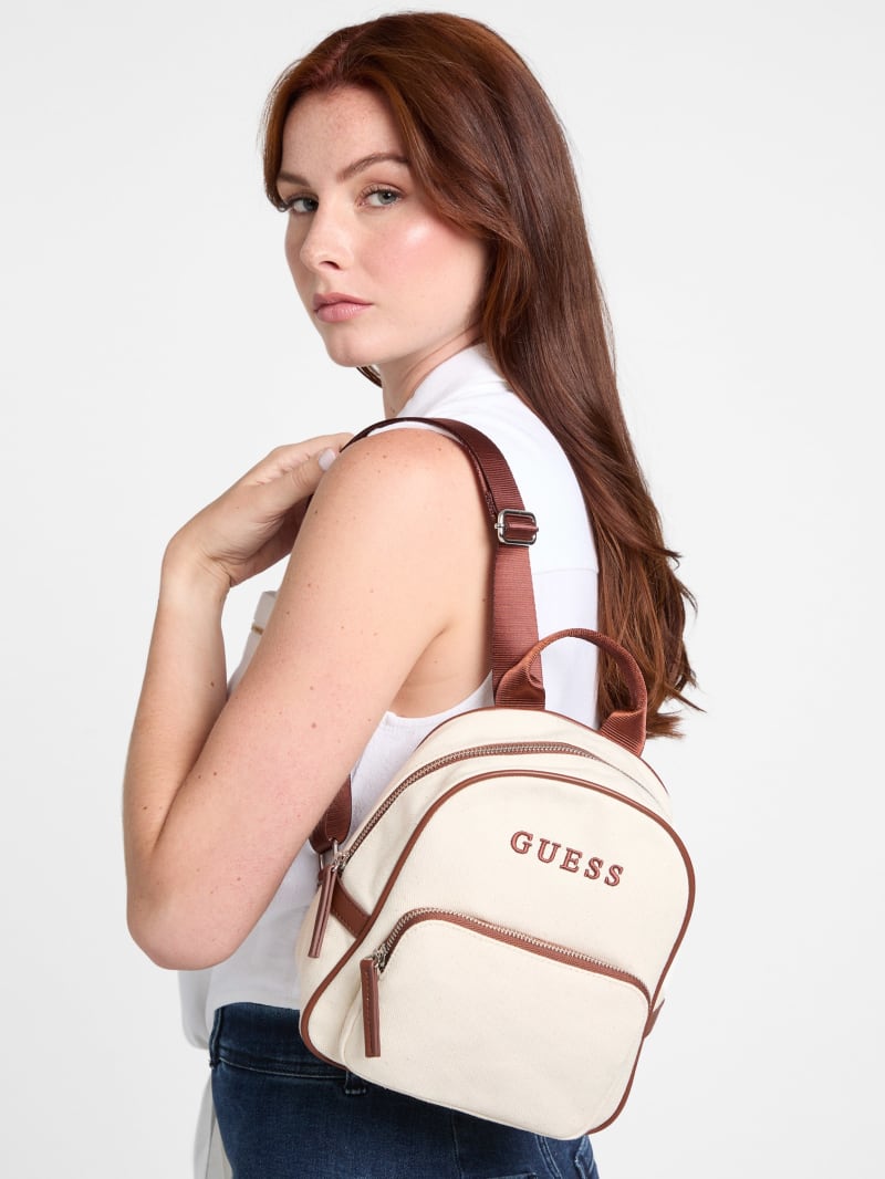 MARK&LONA - yu-sway Canvas Logo Backpack | GUESS Factory Ca