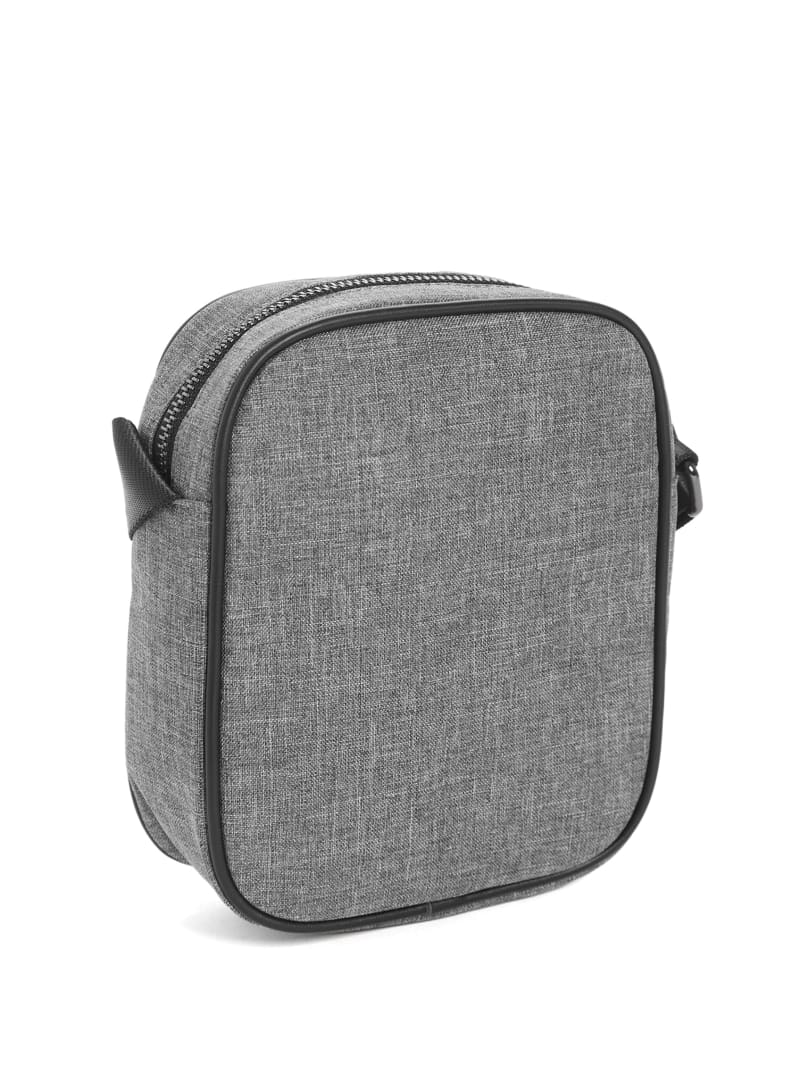 Faux-Leather Trim Crossbody | GUESS Factory