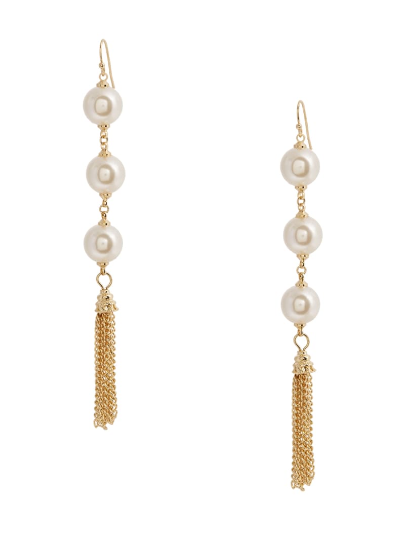 Pearl Tassel Earring GUESS Canada