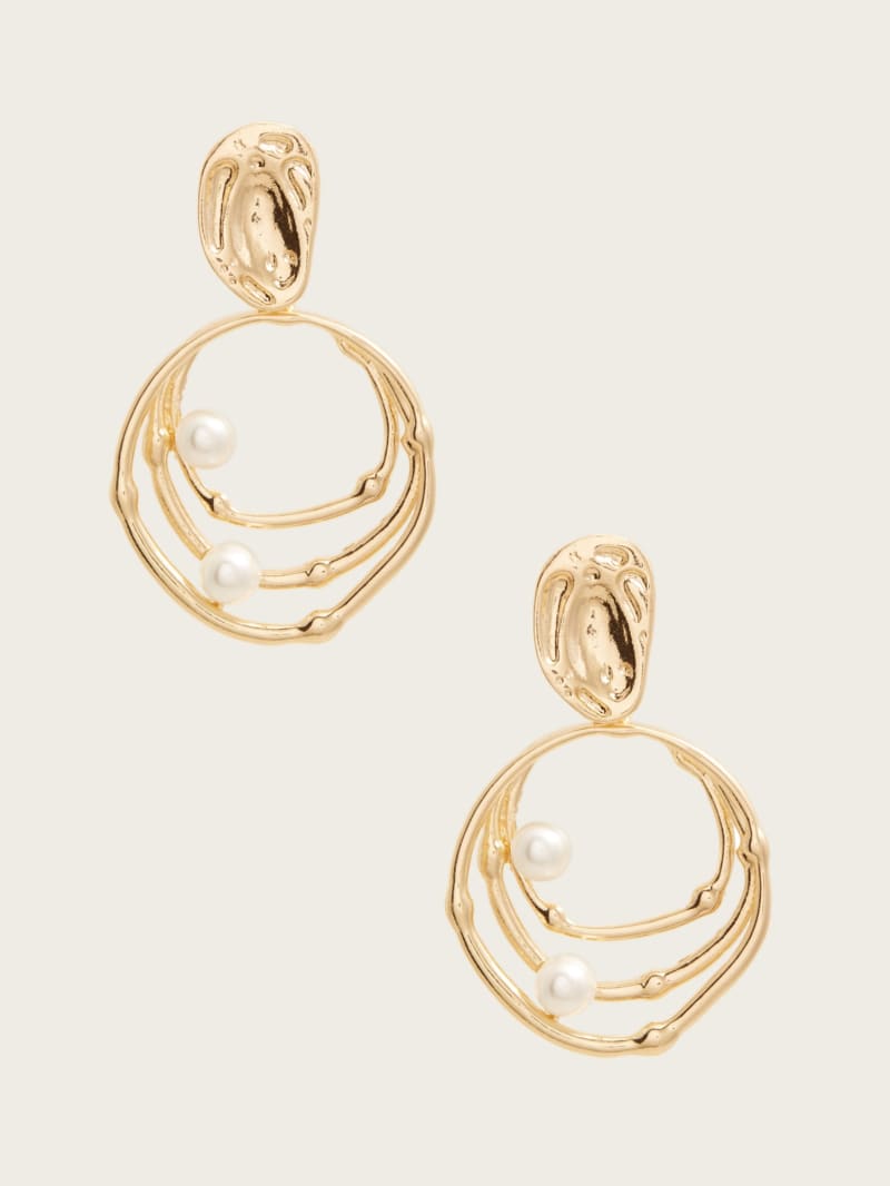 Guess shop pearl earrings