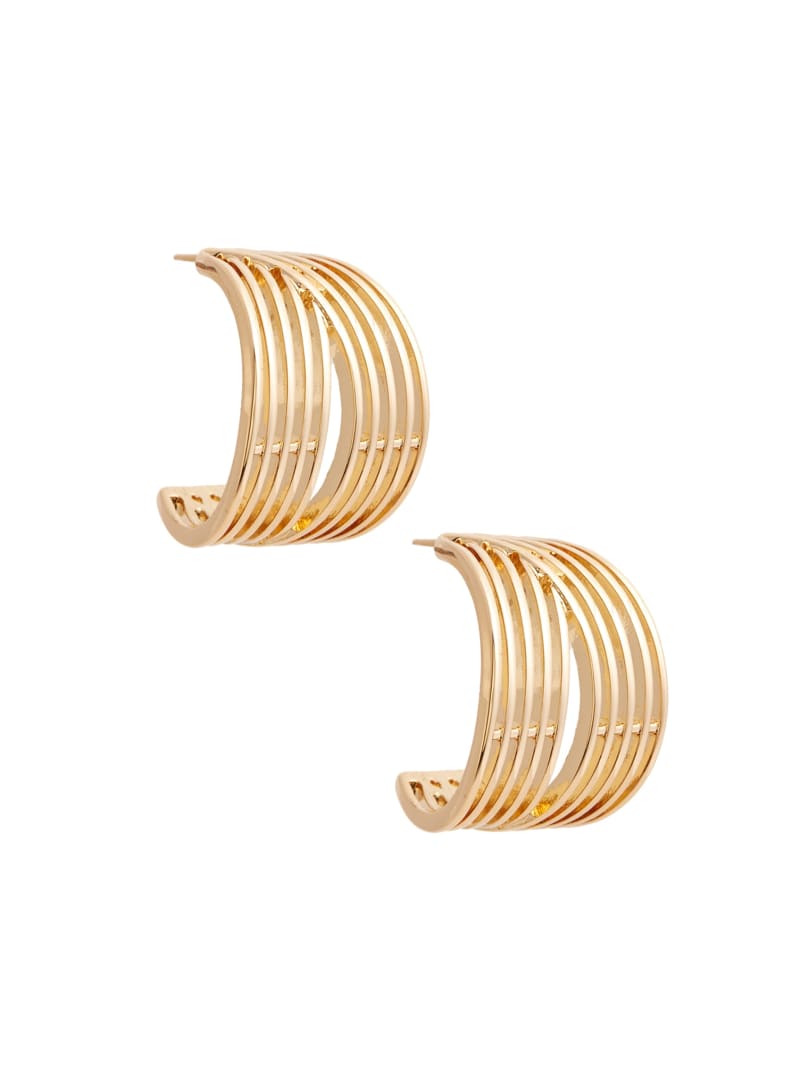 14KT Gold-Plated Shield Earring