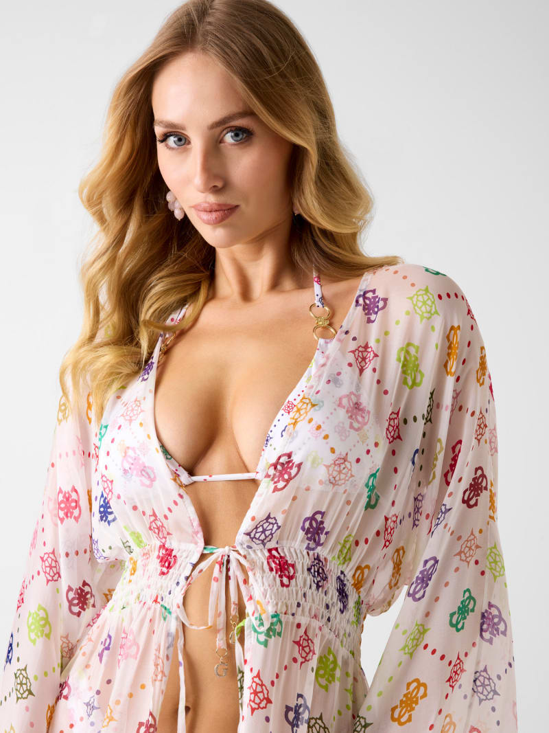 Silk-blend kimono - thumbnail 6