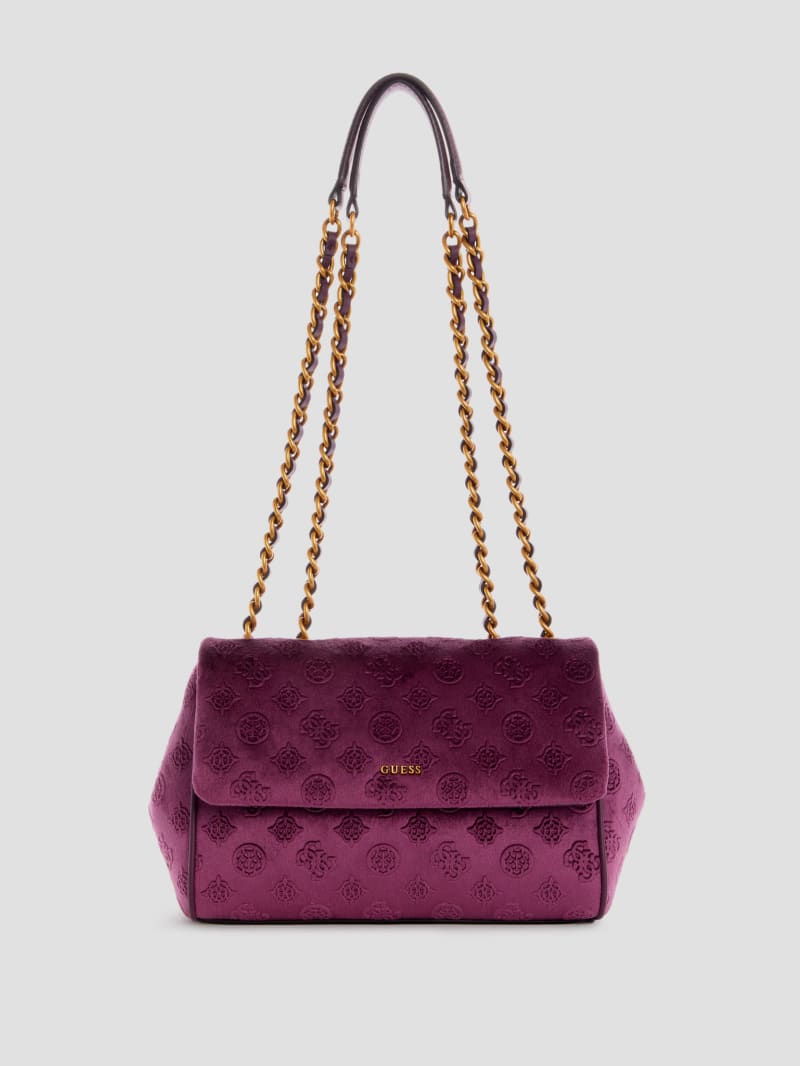 Inia Velvet Convertible Crossbody GUESS