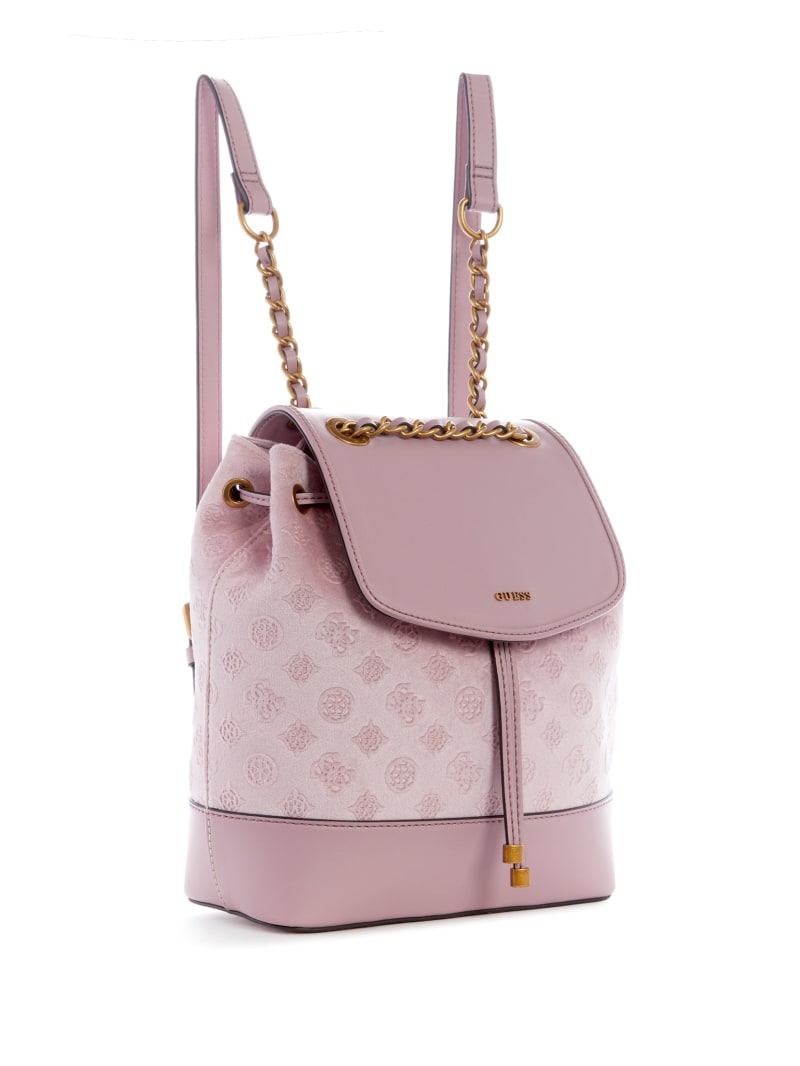 guess pink backpack