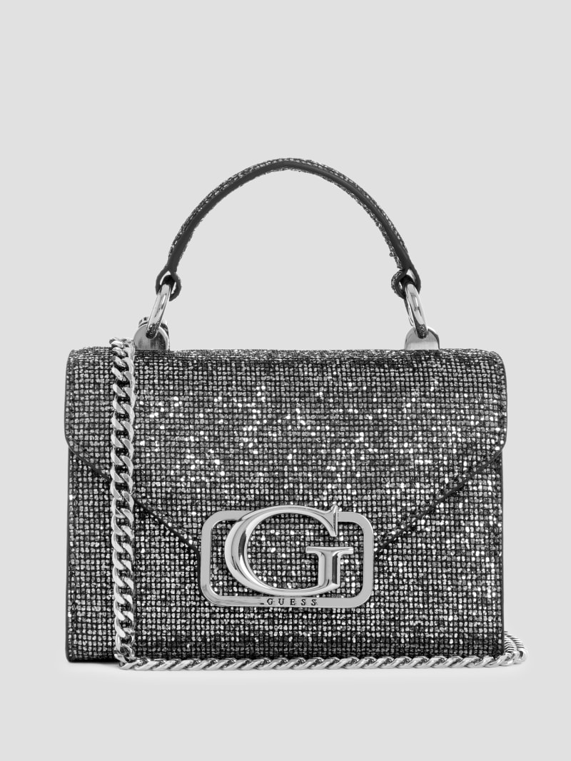 Zalina Mini Glitter Top Handle Bag GUESS Canada