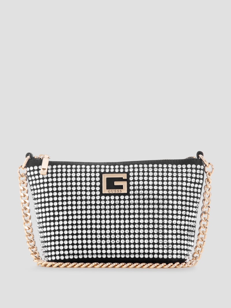 Gilded Glamour Mini Top-Zip Bucket Bag  GUESS