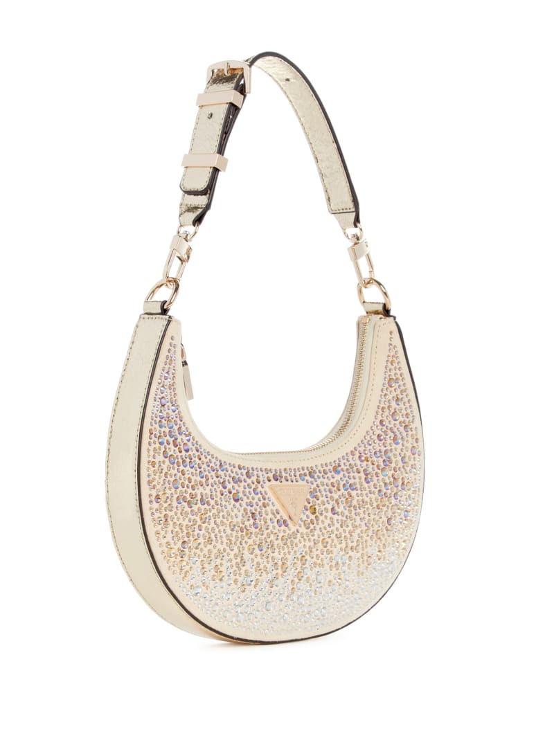 Lua Rhinestone Shoulder Bag GUESS Canada