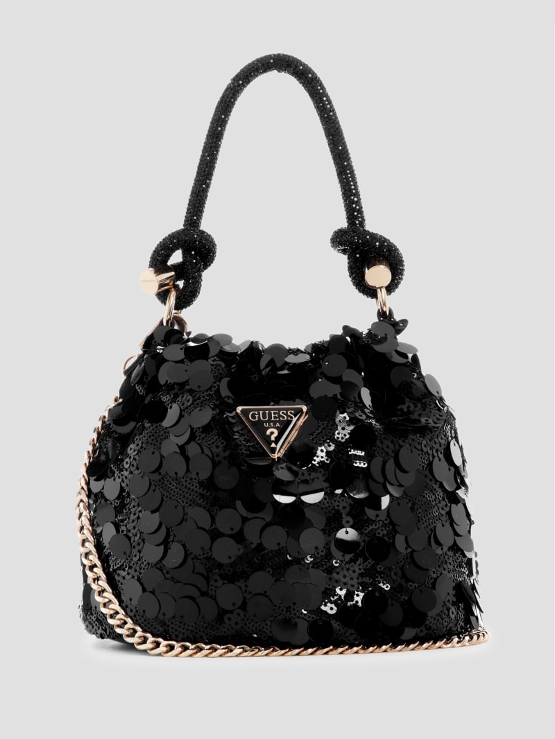 Holiday Shine Top-Handle Pouch | GUESS