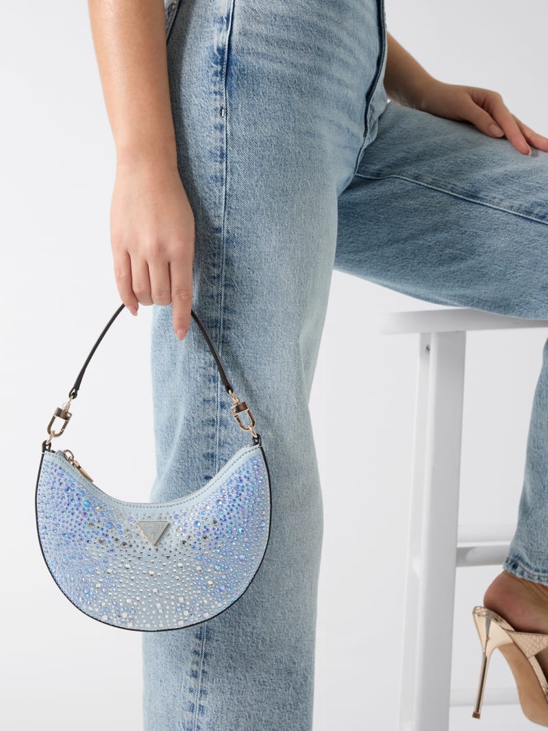 Tasmin Rhinestones Hobo Bag