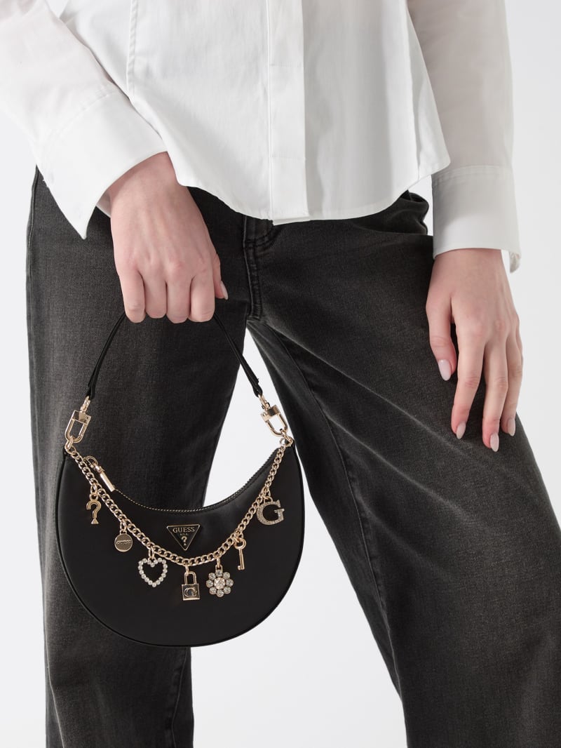 Tasmin Charm Appliqué Hobo Bag