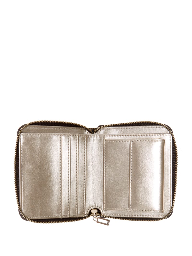 Guess Cessily Quilted Small Zip-Around Wallet. 3