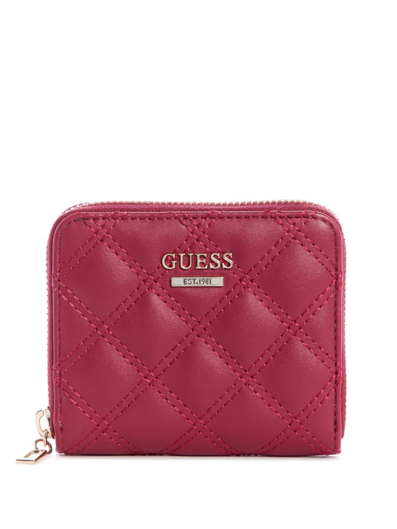 Cessily Quilted Small ZipAround Wallet GUESS Canada