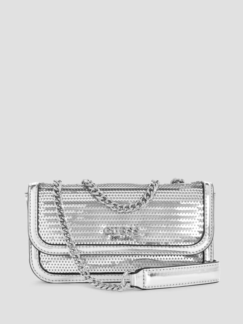 Kaska Metallic Mini Crossbody GUESS Canada