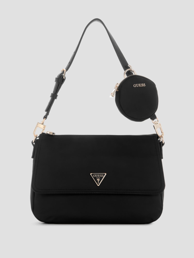 eco gemma top zip shoulder bag