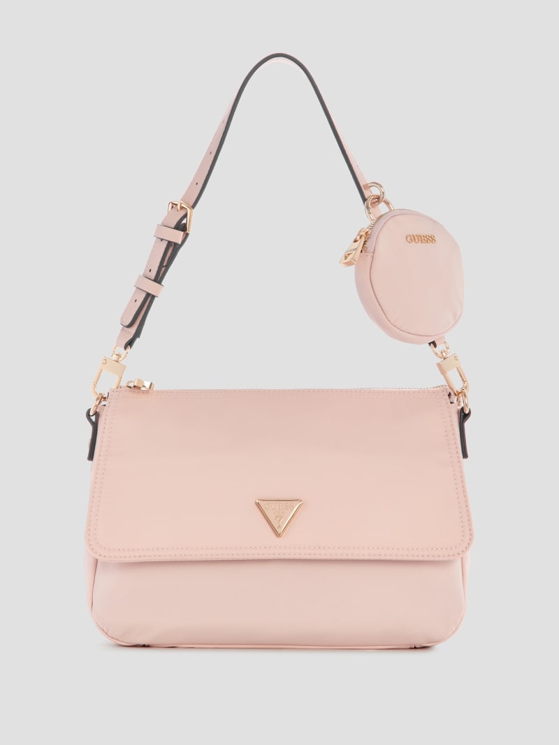 Eco Gemma Zip Top Shoulder Bag GUESS Canada