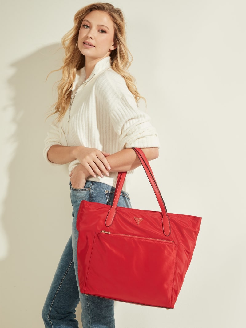 Eco Red Gemma Tote Bag - GUESS