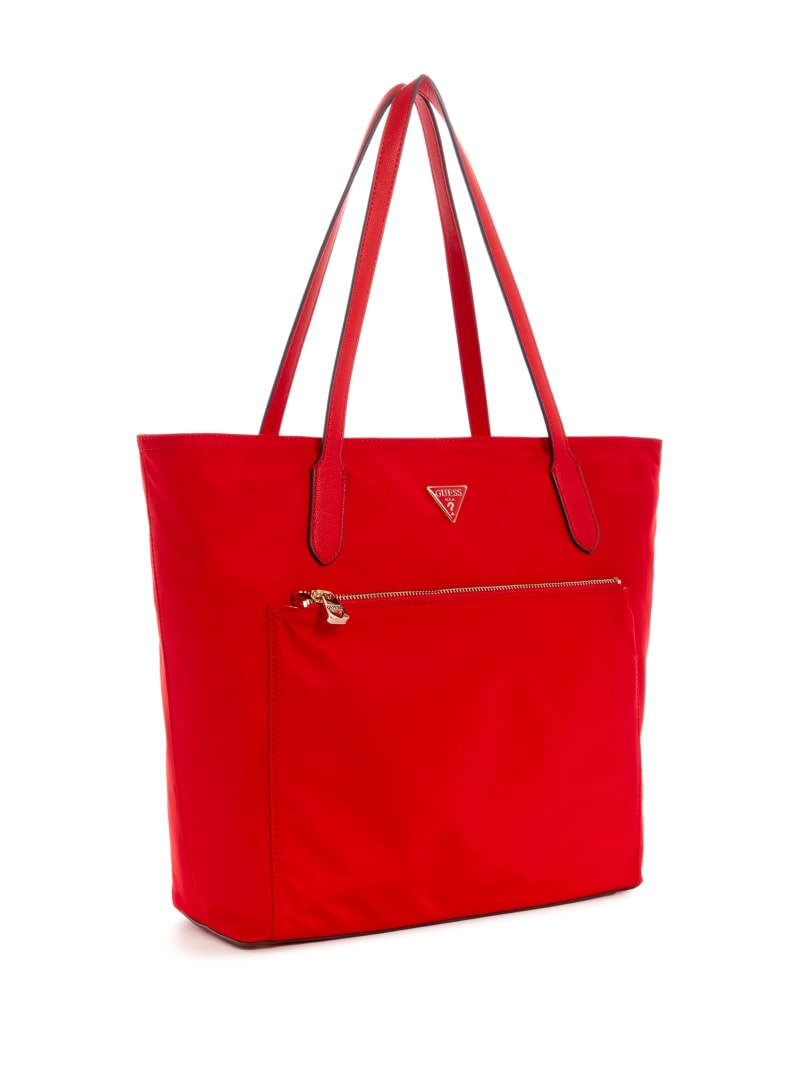 Guess red tote bag clearance