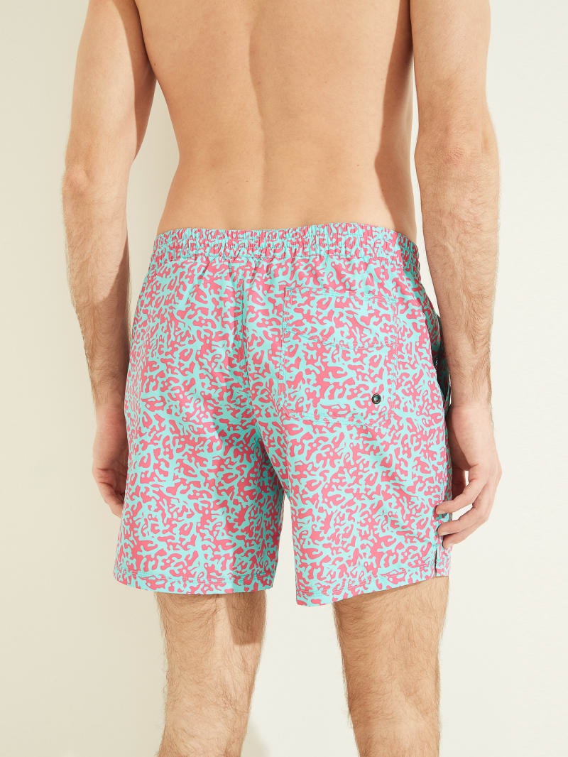 Abstract Swim Trunks | GUESS