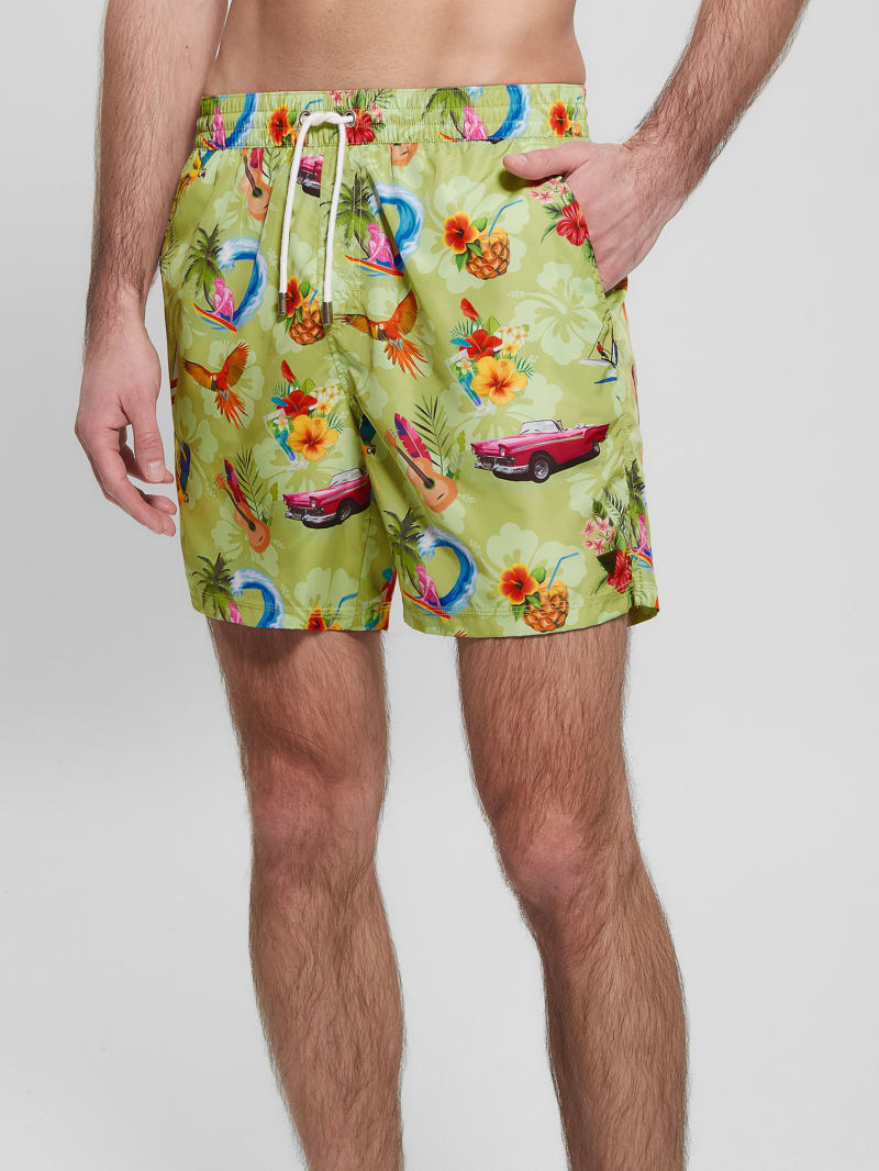 Guess swim trunks top
