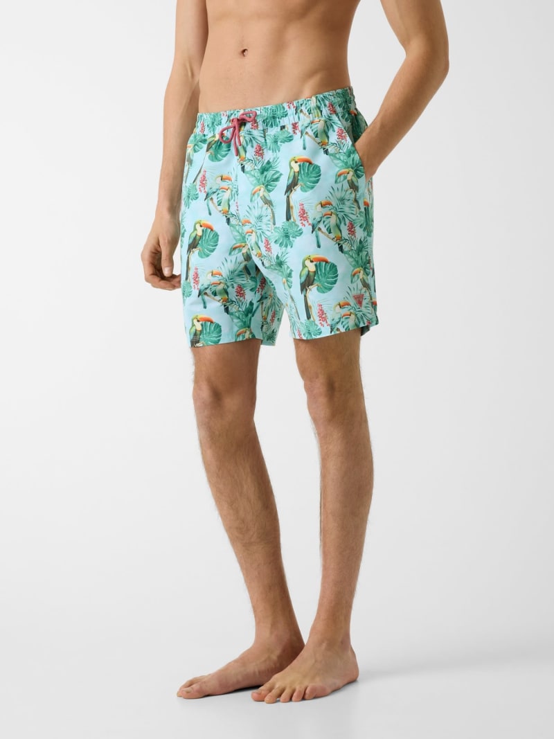 Printed swim trunks - thumbnail 2
