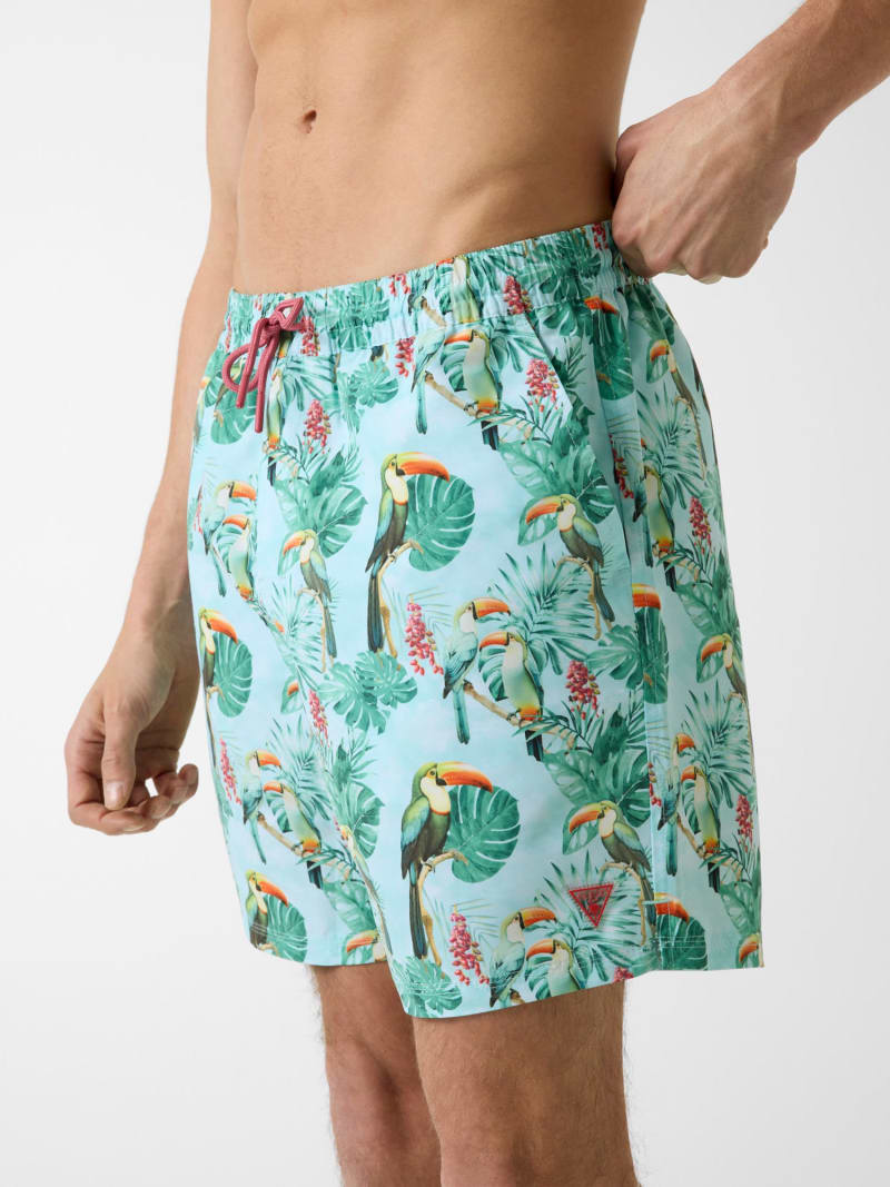 Printed swim trunks - thumbnail 4
