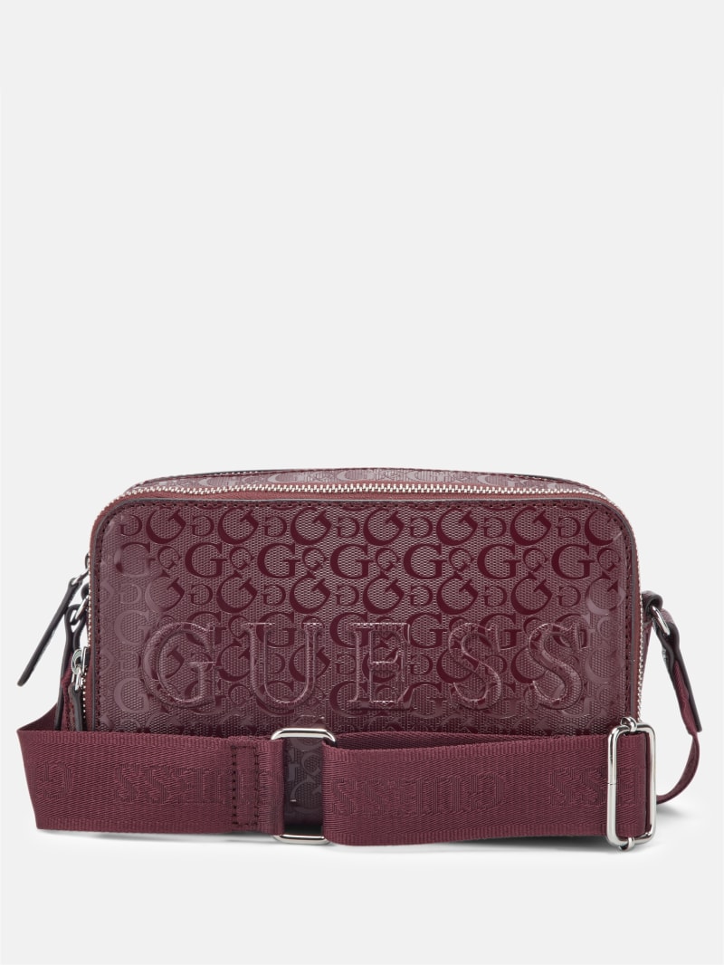 新しい Double-Zip Mini Haddington Crossbody Factory GUESS | バッグ