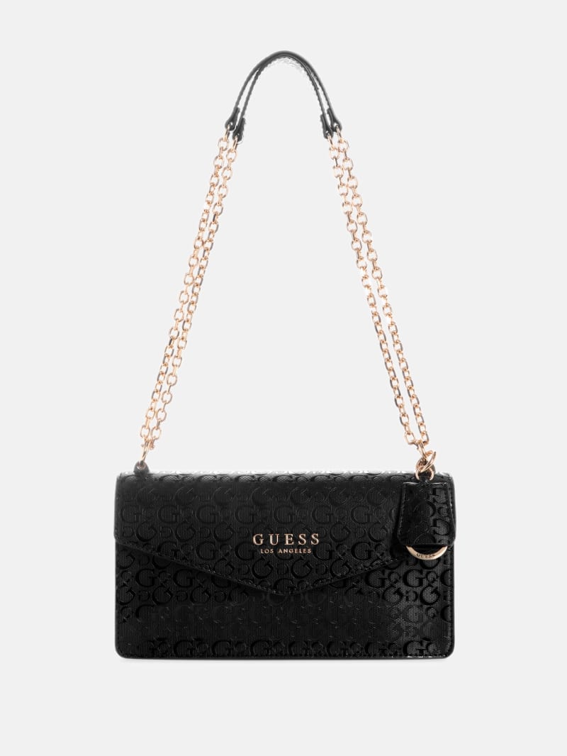 Kiran Logo Shine Convertible Crossbody | GUESS Factory