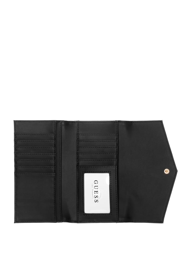 Kiran Logo Shine Slim Clutch Wallet