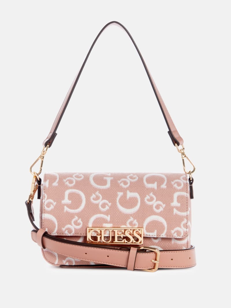 Carrboro Jacquard Logo Shoulder Crossbody Bag