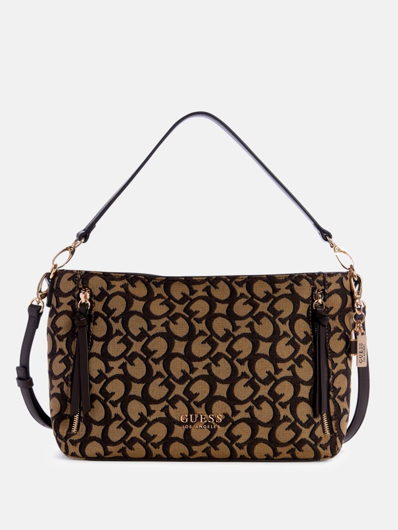 Aurore Logo Top Zip Crossbody | GUESS Factory